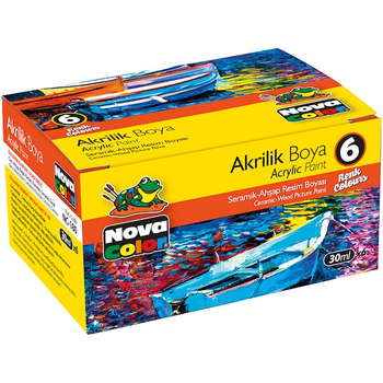 NOVA COLOR AKRLK BOYA E 6 LI 30CC NC-180