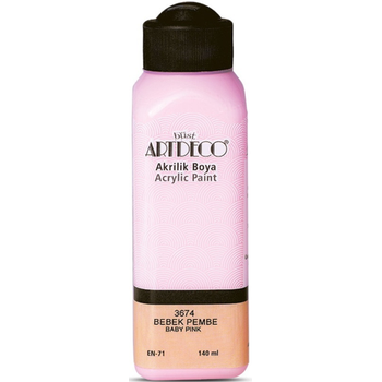 ARTDECO AKRLK BOYA 140 ML BEBEK PEMBE 070R-3674