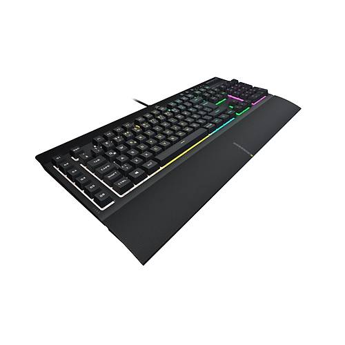 CORSAIR CH-9226765-TR K55 RGB PRO Gaming Keyboard, Backlit Zoned RGB LED, Rubberdome