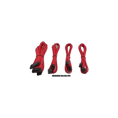 CORSAIR CP-8920145 Professional Individually sleeved DC Cable Starter Kit, Type 4 (Generation 3), RED