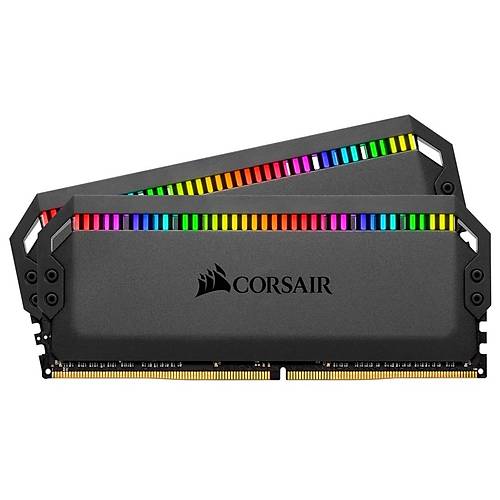 CORSAIR RAM DOMINATOR PLATINUM RGB 32GB (2 x 16GB) DDR4 DRAM 3200MHz C16 Memory Kit