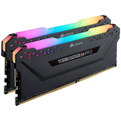 CORSAIR RAM VENGEANCE RGB PRO 32GB (2 x 16GB) DDR4 DRAM 3600MHz C18 AMD Ryzen Memory Kit — Black
