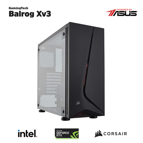GamingTech Balrog Xv3 Intel Core i3 10100F 8GB 256GB SSD TUF GTX 1650 FD Masaüstü Bilgisayar