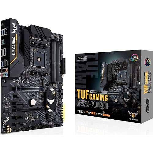 Asus TUF Gaming B450-PLUS II 4400mhz(OC) RGB M.2 AM4 ATX Anakart