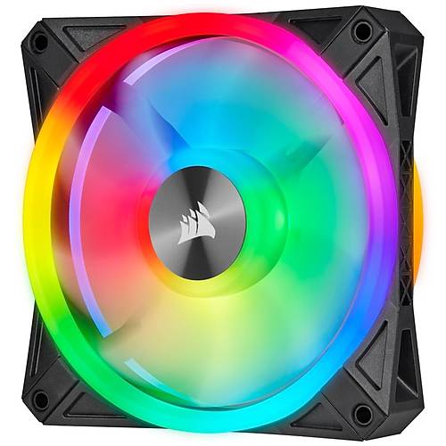 CORSAIR CO-9050097-WW iCUE QL120 RGB 120 mm Dört RGB Renk Döngülü PWM Fan