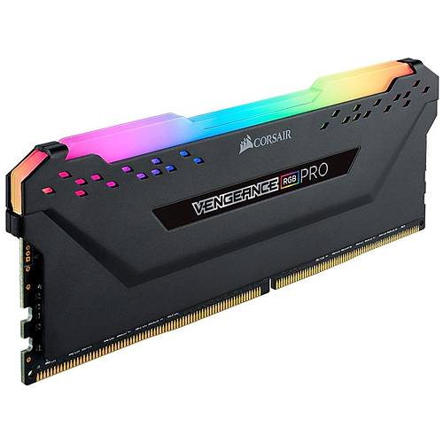 CORSAIR RAM VENGEANCE® RGB PRO 64GB (4 x 16GB) DDR4 DRAM 3600MHz C18 Memory Kit — Black