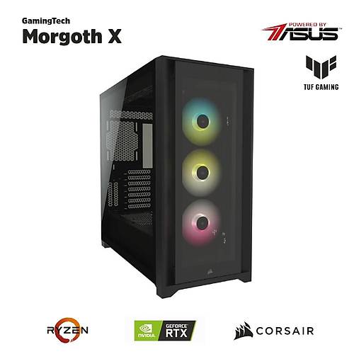 GamingTech Morgoth X Ryzen 7 5800X 16GB 480GB M2 RTX 3060 TUF 4000X Freedos Masaüstü Bilgisayar