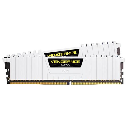 CORSAIR RAM VENGEANCE® LPX 16GB (2 x 8GB) DDR4 DRAM 3000MHz C16 Memory Kit - White