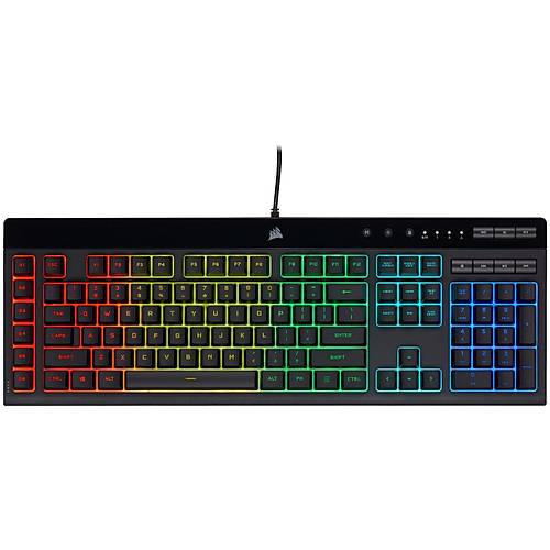 CORSAIR CH-9226765-TR K55 RGB PRO Gaming Keyboard, Backlit Zoned RGB LED, Rubberdome
