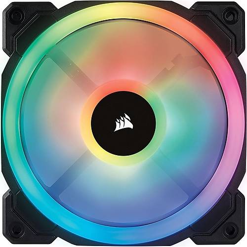 CORSAIR CO-9050073-WW LL140 RGB 140 mm Çift RGB Renk Döngülü PWM Fan
