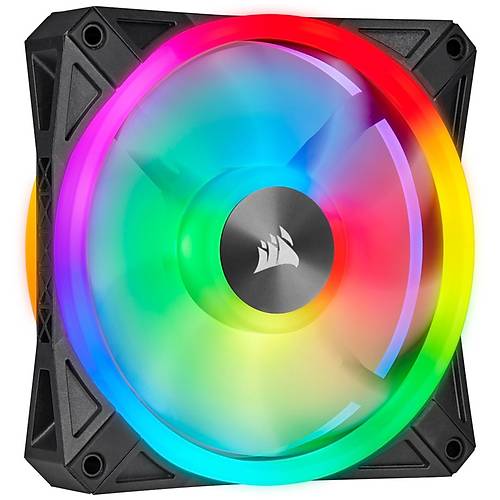 CORSAIR CO-9050097-WW iCUE QL120 RGB 120 mm Dört RGB Renk Döngülü PWM Fan
