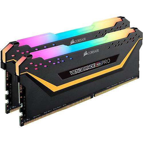 CORSAIR RAM CMW16GX4M2C3000C15-TUF VENGEANCE RGB PRO 16GB (2 x 8GB) DDR4 DRAM 3000MHz C15 Memory Kit — Black