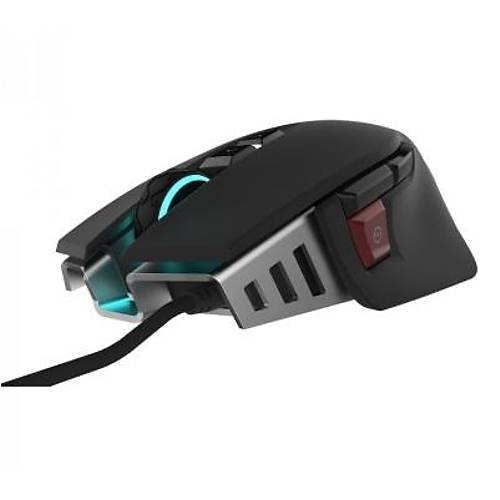 CORSAIR CH-9309011-EU M65 RGB ELITE 18000 DPI Ayarlanabilir Aðýrlýklý FPS Oyuncu Mouse, Siyah