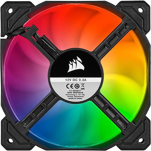 CORSAIR CO-9050093-WW iCUE SP120 RGB PRO 120 mm Yüksek Performans Fan