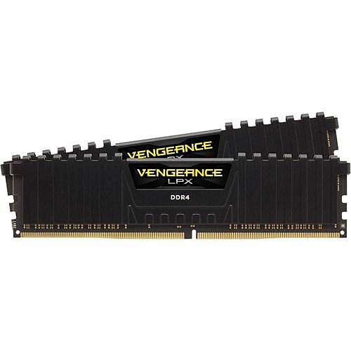 CORSAIR RAM VENGEANCE® LPX 32GB (2 x 16GB) DDR4 DRAM 3000MHz C15 Memory Kit - Black