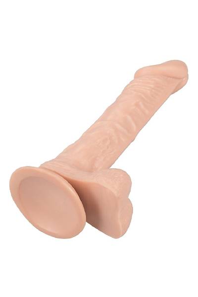 Kemerli Belden Ba�lamal� Ralistik D�z Duru�lu Damarl� Penis 24cm