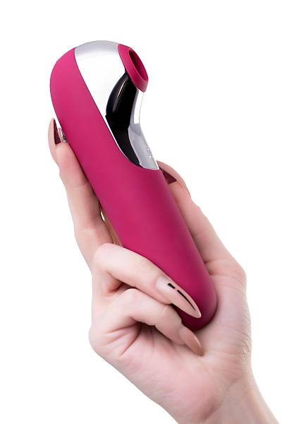 Satisfyer Dual Love Pink Vakum Dalgas� Temass�z Klitoral Stim�lat�r , Silikon, K�rm�z�, 16 cm.