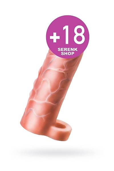 Lovetoy Dildo geniletici, kabartmal damarlar ve halka ile gereki, plak, TPR