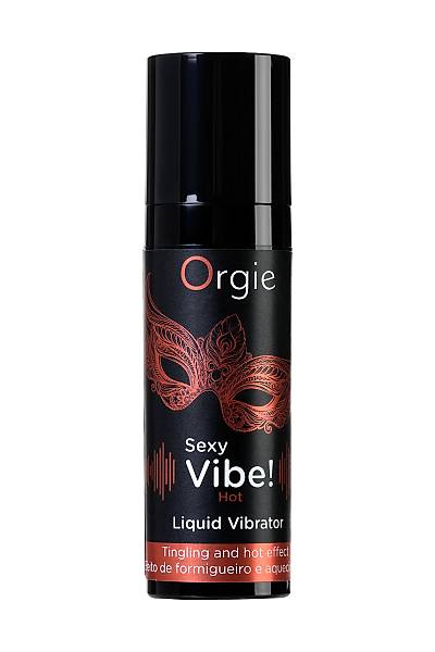 ORG�E Is�nma ve titre�im etkisi olan Sexy Vibe Hot Masaj Jeli, 15 ml