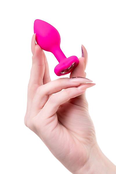 ToDo by Toyfa Diamond Heart anal k�l�f, silikon, pembe, 7 cm, � 2 cm, 18 g