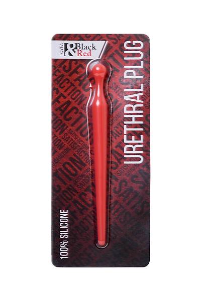 Black & Red by TOYFA �retral Plug  Silikon, K�rm�z�, 10 cm