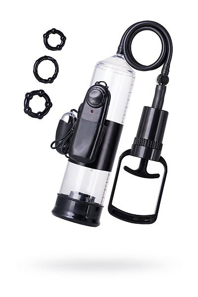 A-Toys by TOYFA Titre�imli penis pompas�, PVC, Siyah, 22,8 cm
