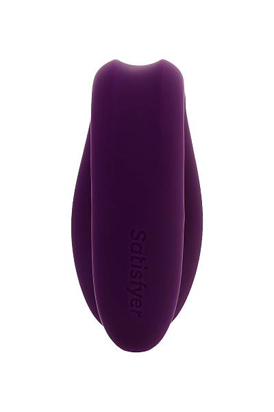 Satisfyer Double Joy Connect App Violet �iftler i�in �ok i�levli stim�lat�r, silikon, mor, 18 cm