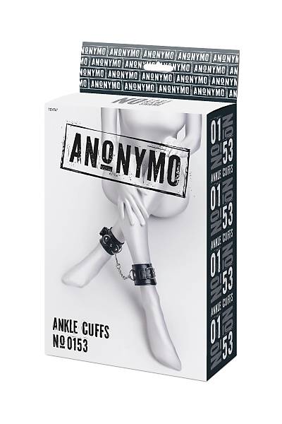 Anonymo Fantezi Ayak Kelepesi Siyah, 26,5 cm