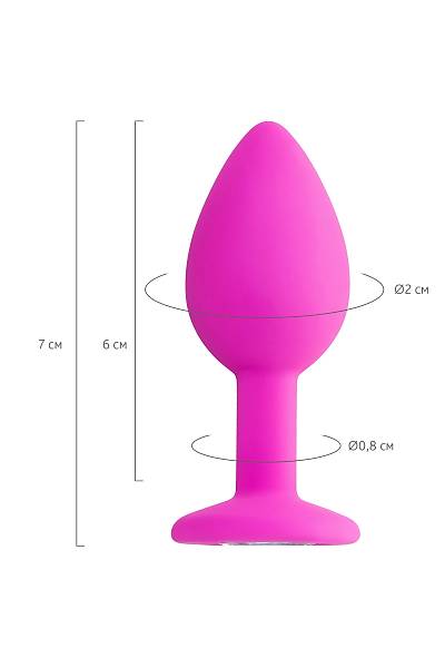 ToDo by Toyfa Brilliant anal klf, silikon, pembe, 7 cm,  2 cm, 50 g