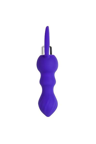 ToDo by Toyfa Curvy anal K�l�f, silikon, mor, 14 cm, � 3,2 cm