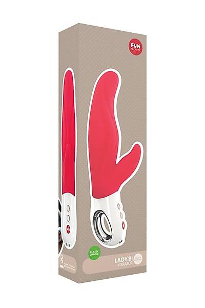 Fun Factory LADY B� vibrat�r, silikon, k�rm�z�, 22 cm