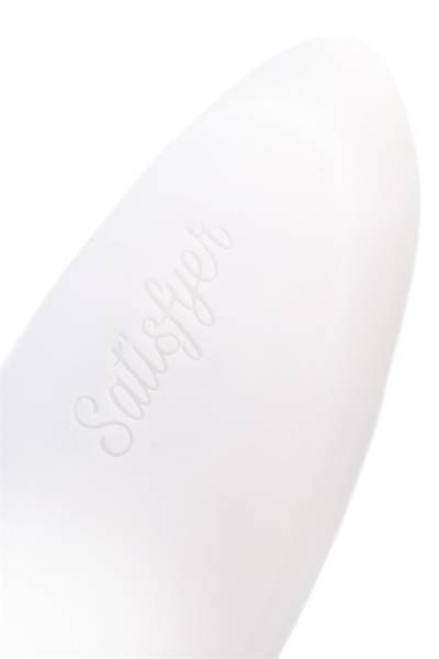Satisfyer Pro Plus Klitoral stimlatr  Titreim, Silikon + ABS plastik, beyaz, 19 cm.