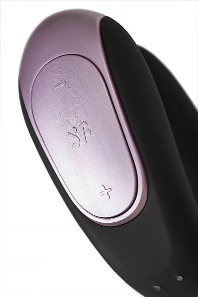 Satisfyer Double Fun Black �iftler ��in Uzaktan Kumandal� ve Telefon Uygulamal� Mini Vibrat�r