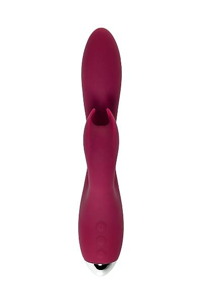 L'ERO�NA by TOYFA Mion klitoral stim�lat�rl� vibrat�r, silikon, bordo, 22 cm