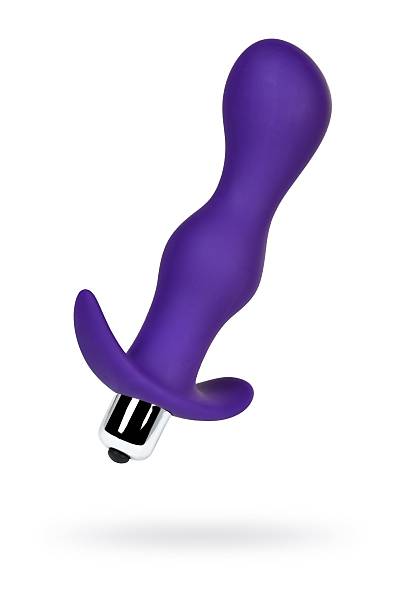 A-Toys by TOYFA Kamet titre�imli popo fi�i, Beden L, silikon, mor, 14 cm