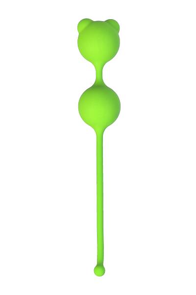 A-Toys by TOYFA Meeko vajinal toplar, silikon, yeil, 16,4 cm,  2,7 cm