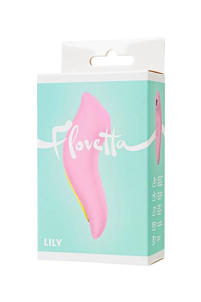 Flovetta by Toyfa Vakum uyarcs Lily, silikon, pembe, 13 cm