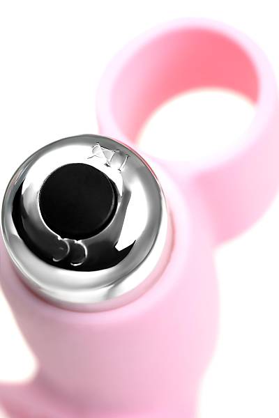 JOS TWTY'NN  Parmak Ucu Vibratr Silikon Pembe, 10,2 cm