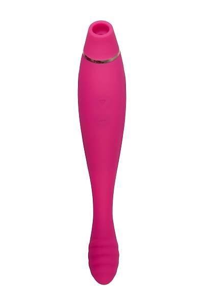 JOS Danvi vakum dalgas� uyar�ml� vibrat�r, Silikon, Pembe, 21,5 cm