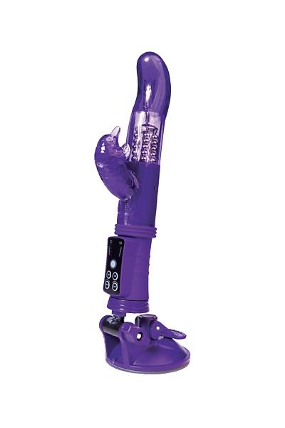 A-Toys by TOYFA klitoral uyarc vibratr, TPR, Mor, 22,5 cm