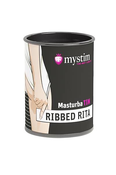 Mystim MasturbaT�N Ribbed Ritay Masturbator, TPE, beyaz, 4,5 cm