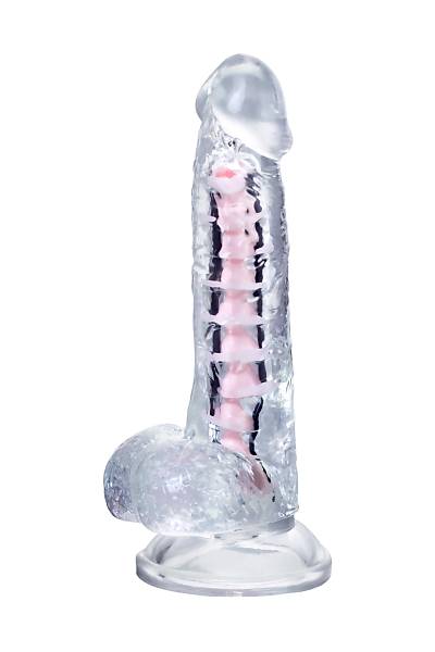 A-Toys by TOYFA Esnek Paret yapay penis, TPE, Transparan, 18 cm