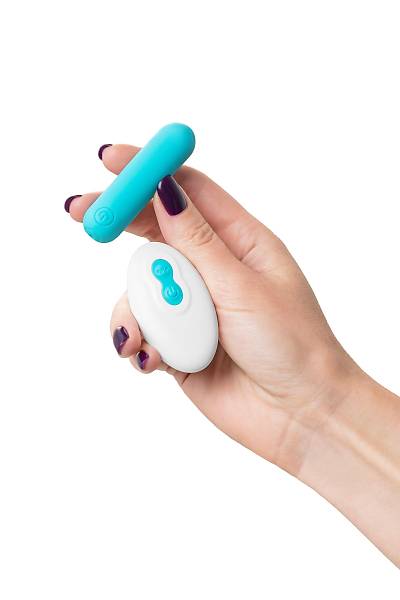 A-toys by Toyfa Vibrat�r mermisi Tnim, silikon, mavi, 6,5 cm