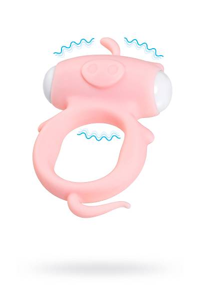 A-Toys by TOYFA Kear penis �zerindeki titre�im halkas�, silikon, pembe, � 2 cm