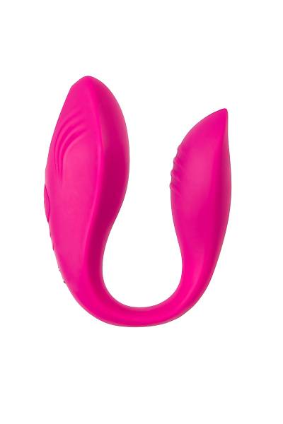 A-Toys by TOYFA Cobrum �iftler ��in Vibrat�r, Silikon, Pembe, 9,6 cm