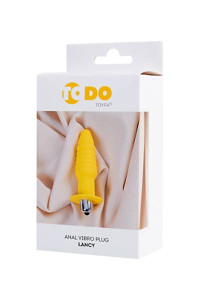 ToDo by Toyfa Lancy anal vibrat�r�, silikon, sar�, 11 cm