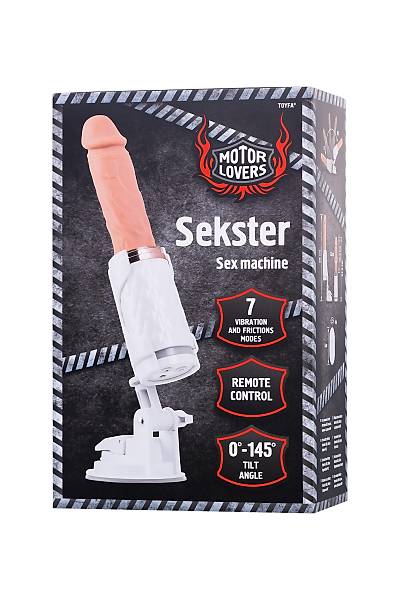 MotorLovers Seks makinesi Sekster, ABS, beyaz, 29 cm