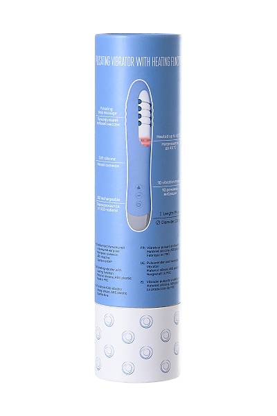 PHYS�CS FAHRENHE�T titre�imli toplar� olan �s�tma fonksiyonlu vibrat�r, silikon, cam g�be�i, 19 cm