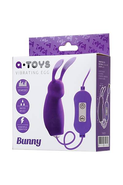 A-Toys by TOYFA Bunny Kumanda kolonlu titre�imli, Silikon, Mor