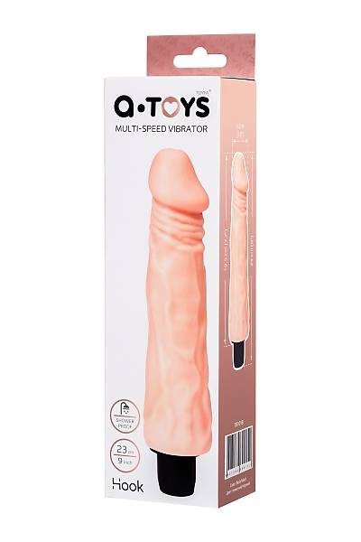 A-Toys by TOYFA Hook Ger�ek�i Vibrat�r, TPE Malzeme 23 cm